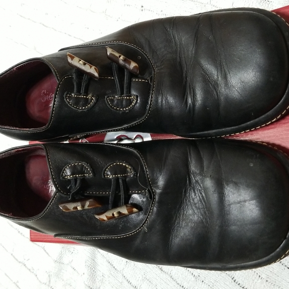 🕸Stephane Gontard 37.5 Atlantic Noir " Tissot Toggle Shoe - Picture 5 of 8